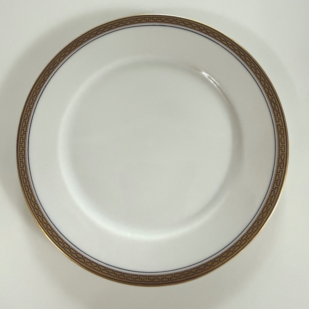 Vintage H&C Selb Heinrich Greece Key Gold Trim Salad Plate 6.25" Germany‎